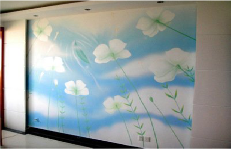 黎川县画墙绘怎么画好白云的蓬松感?