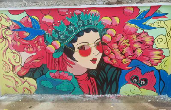 黎川县墙体彩绘-网红墙