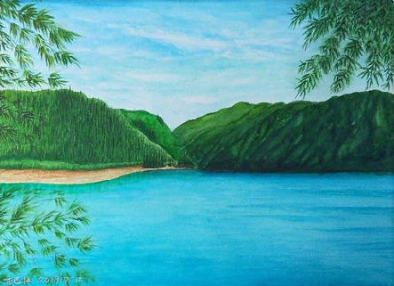 黎川县在墙绘中,如何绘画绿水青山?